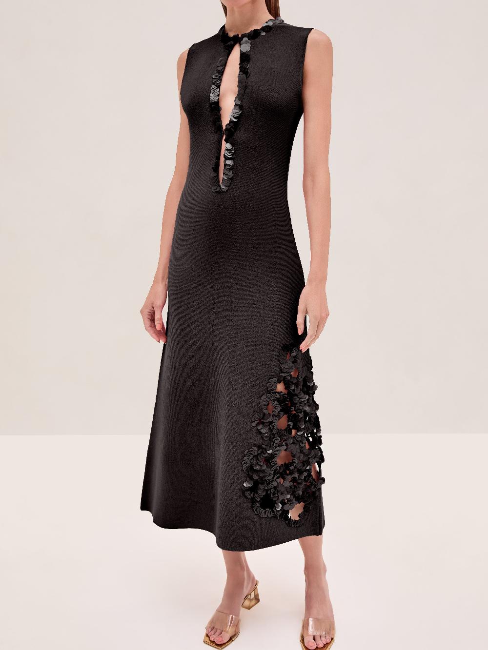 Alexis Obarra Dress BLACK SEQUIN