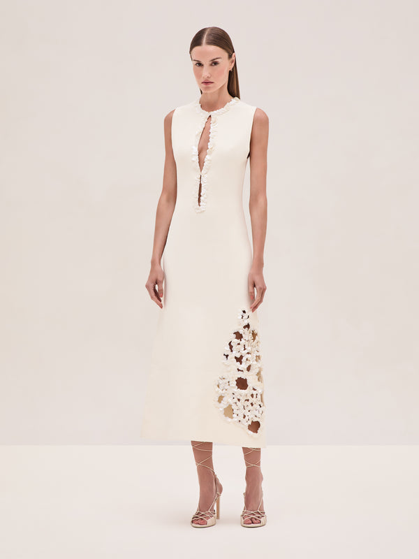 alexis Obarra Dress IVORY SEQUIN