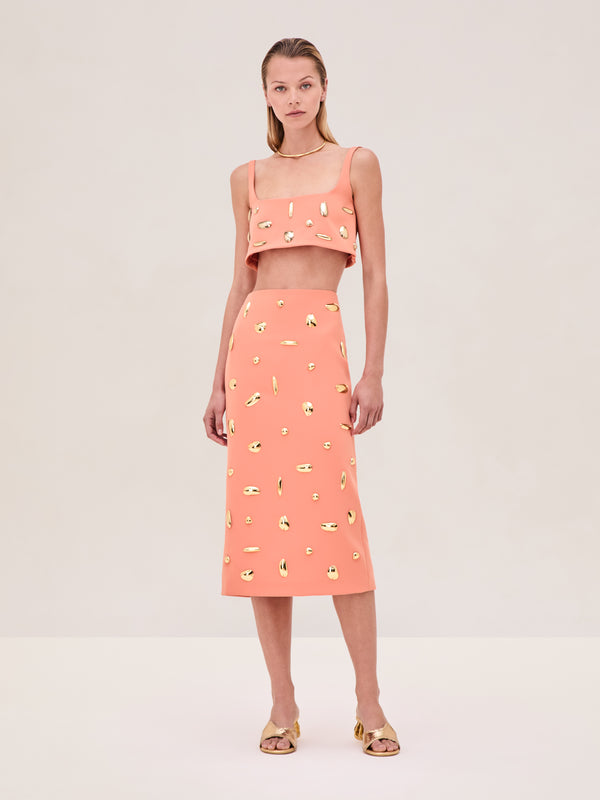 alexis Pamila Skirt TANGERINE