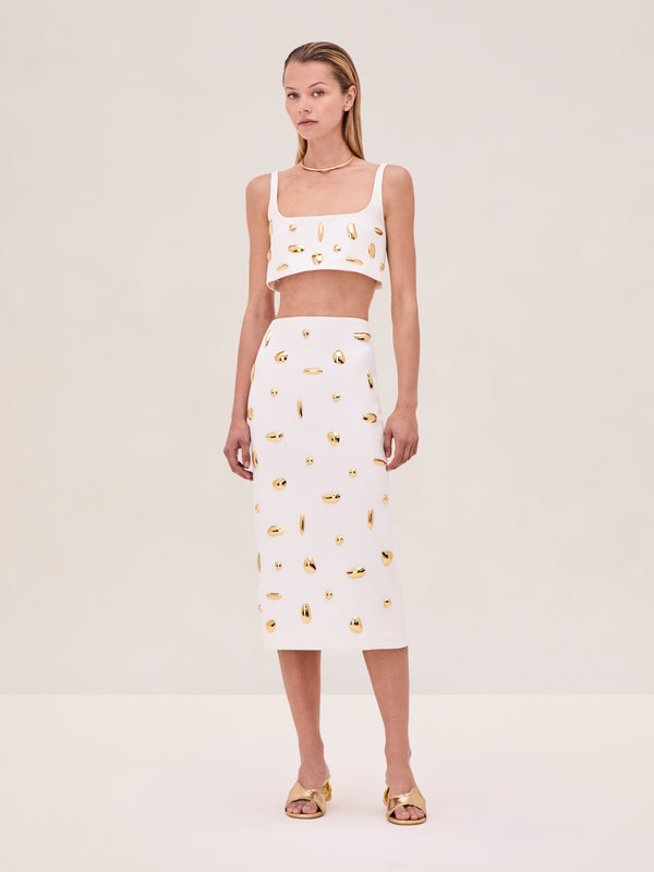 alexis Pamila Skirt WHITE