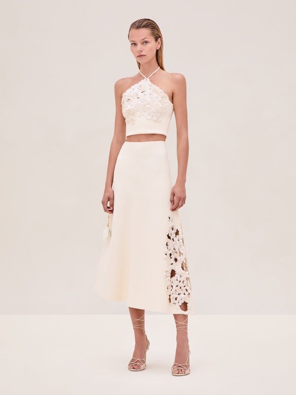 alexis Relle Top IVORY SEQUIN