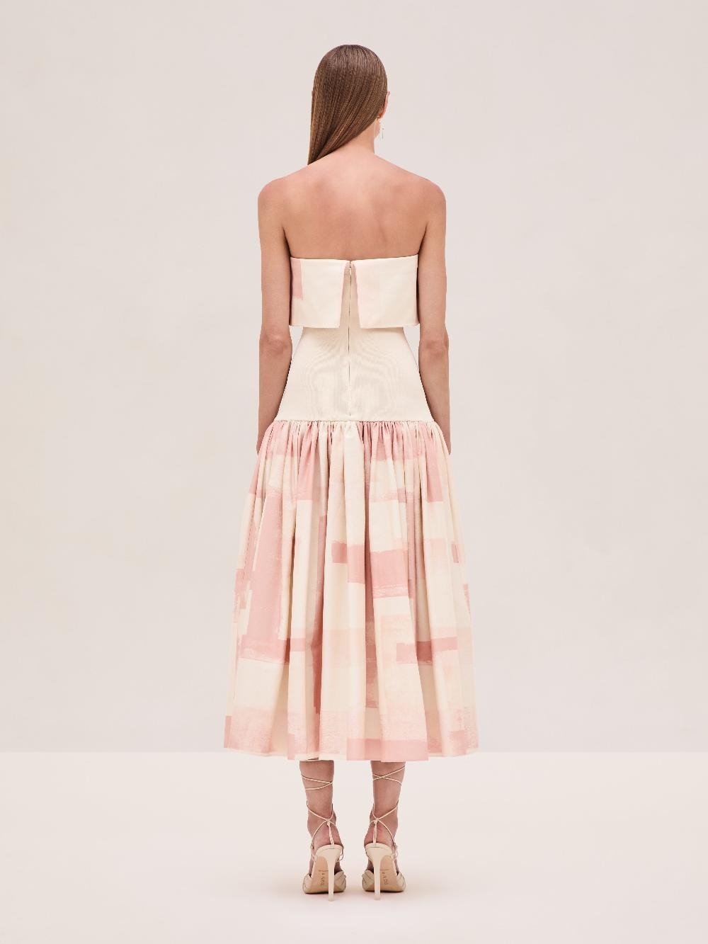Alexis Robia Dress PINK BRUSHSTROKE