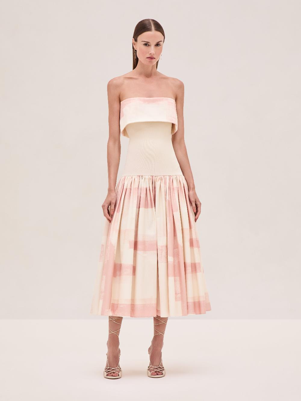Alexis Robia Dress PINK BRUSHSTROKE