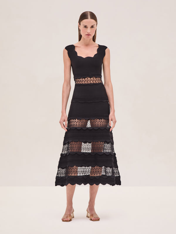 alexis Saundra Dress BLACK