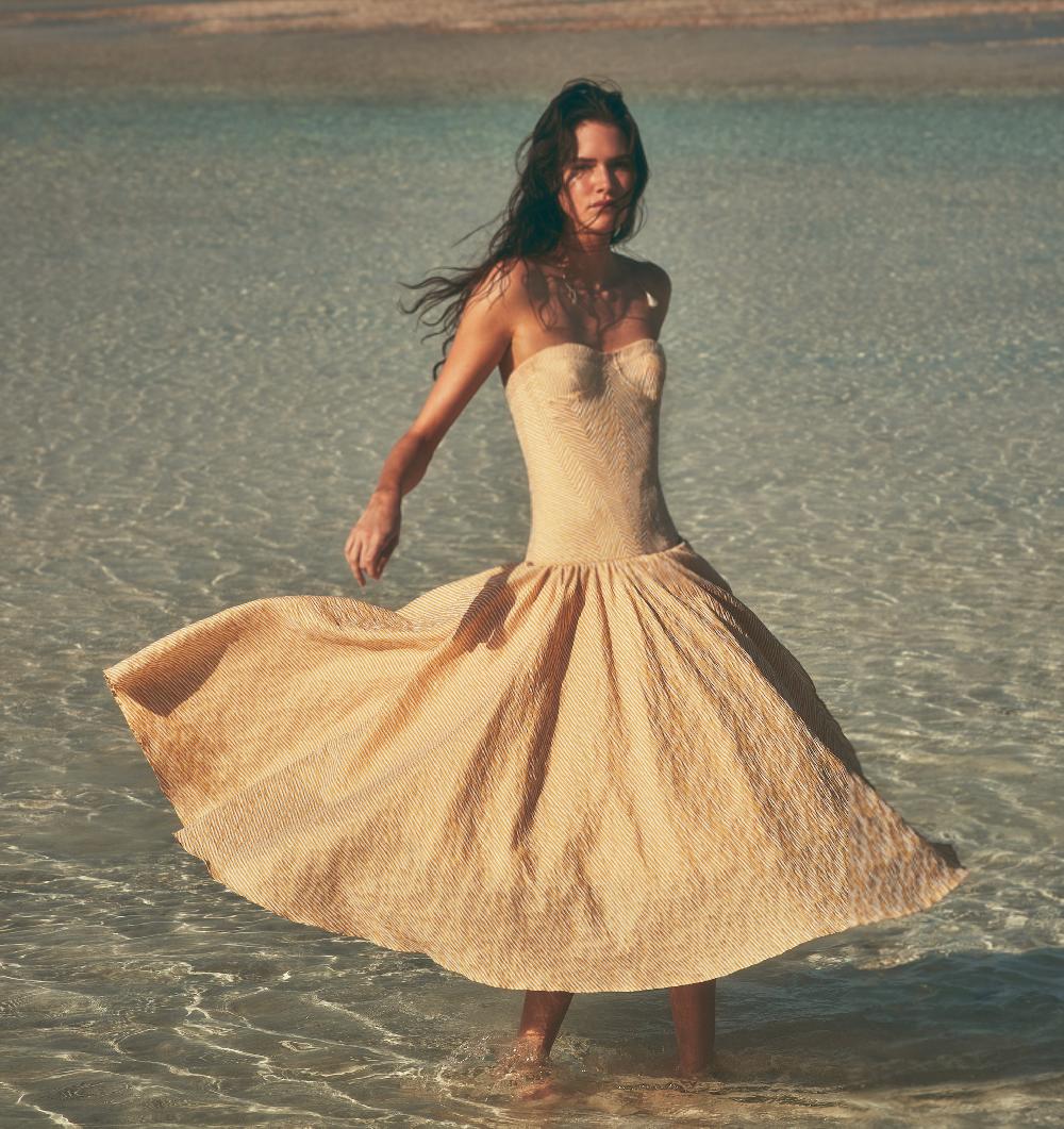 Alexis Summers Dress YELLOW STRIPE