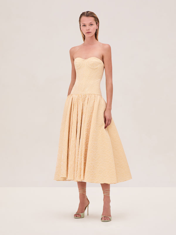 alexis Summers Dress YELLOW STRIPE