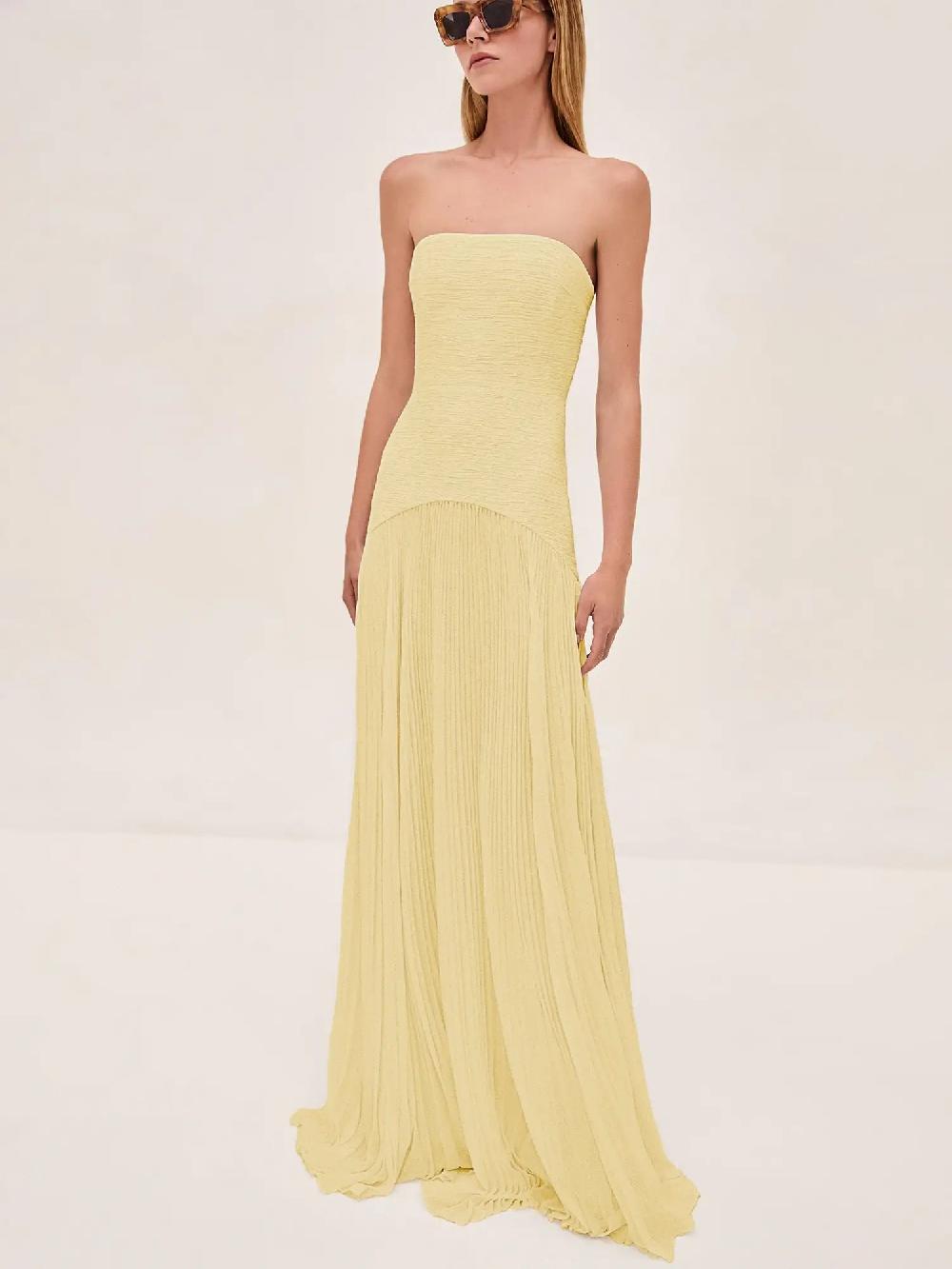 Alexis Sunniva Dress Yellow