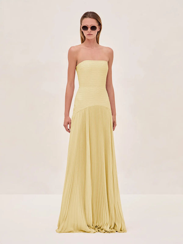 alexis Sunniva Dress Yellow