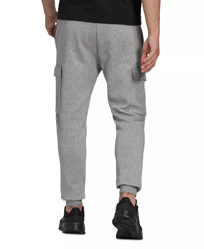 Alfani Adidas Men's Essentials Regular Tapered-Fit Fleece Cargo Joggers Men's Fashion & Accessories
