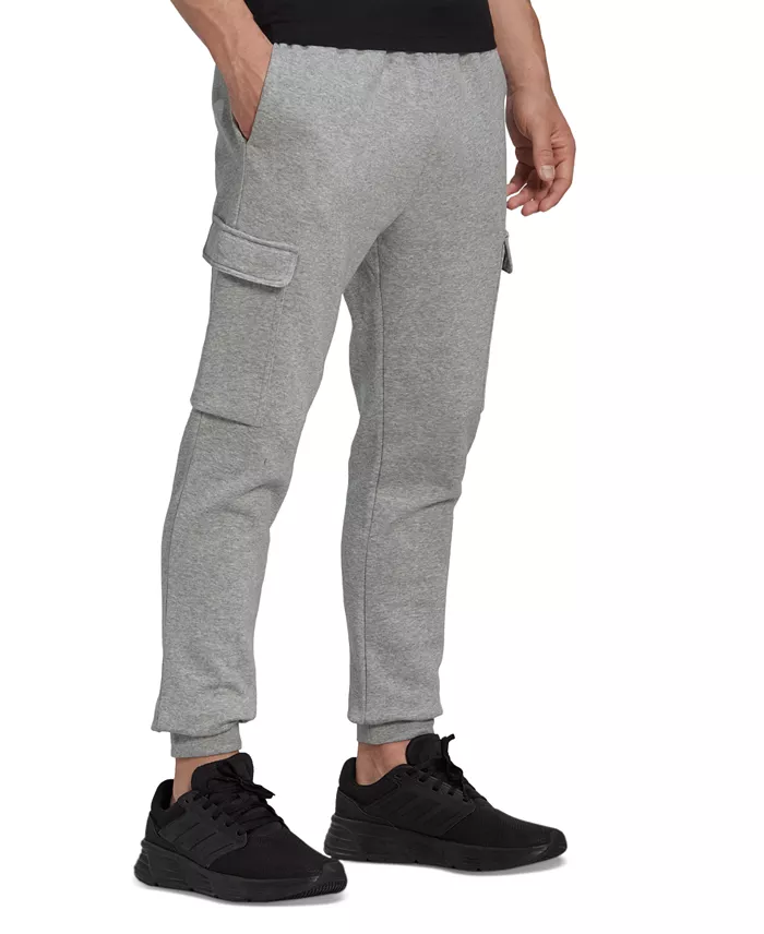 Alfani Adidas Men's Essentials Regular Tapered-Fit Fleece Cargo Joggers Men's Fashion & Accessories