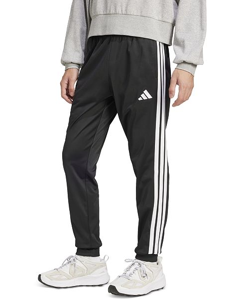 alfani adidas Men's Regular-Fit Tapered Stripe Track Pants Men's Fashion & Accessories