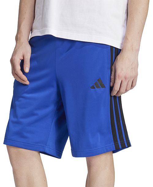 alfani adidas Men's Three-Stripes 10" Tricot Shorts Men's Fashion & Accessories