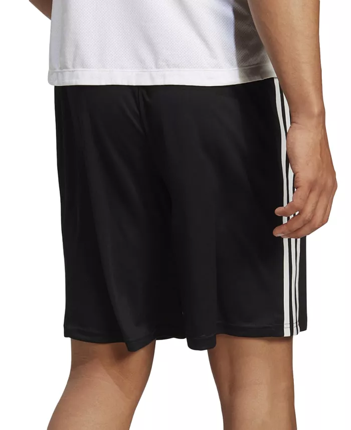 Alfani Adidas Men's Train Essentials Classic-Fit AEROREADY 3-Stripes 10" Training Shorts Men's Fashion & Accessories