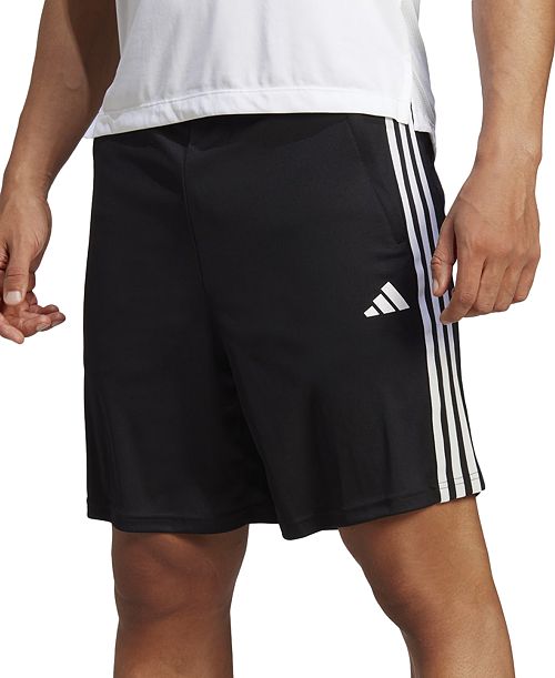 alfani adidas Men's Train Essentials Classic-Fit AEROREADY 3-Stripes 10" Training Shorts Men's Fashion & Accessories