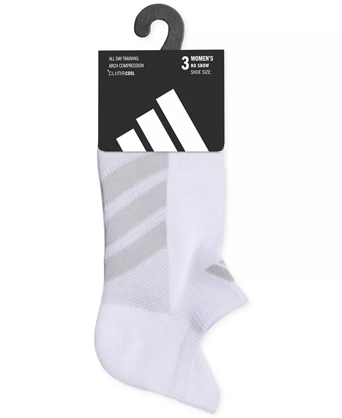 Alfani Adidas Women's 3-Pk. All Day Training No Show Socks Women's Fashion Shoes & Accessories