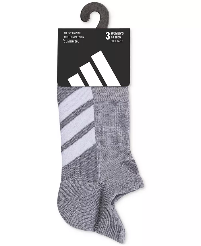 Alfani Adidas Women's 3-Pk. All Day Training No Show Socks Women's Fashion Shoes & Accessories