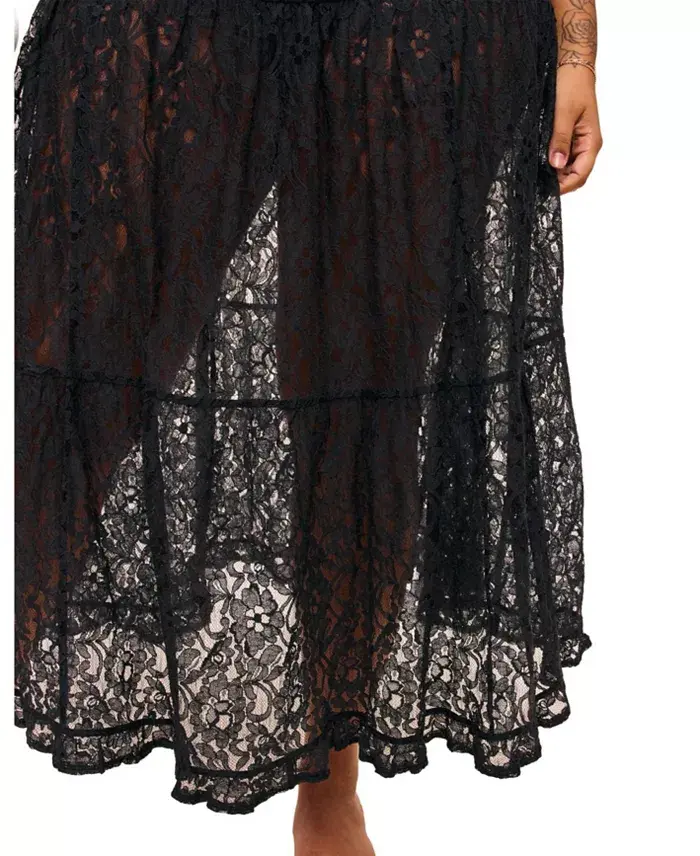 Alfani Adore Me Plus Size Isadora Cami And Skirt Set Women's Fashion Shoes & Accessories