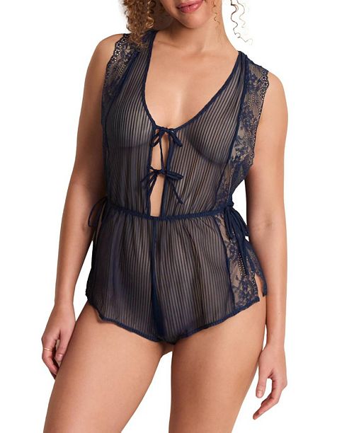 alfani Adore Me Women's Juli Romper Lingerie Women's Fashion Shoes & Accessories