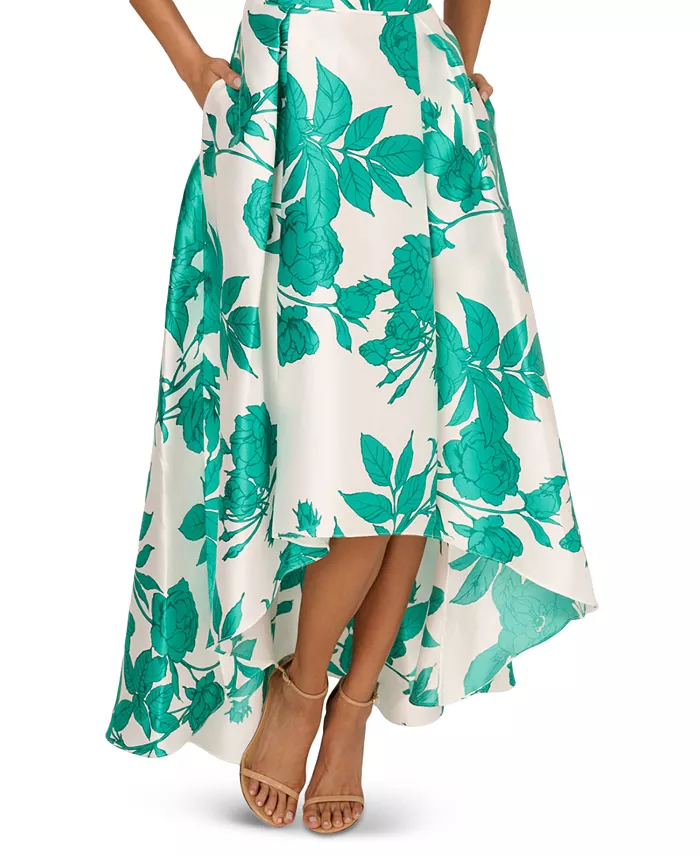 Alfani Adrianna Papell Women's High-Low Floral-Print Gown Women's Fashion Shoes & Accessories
