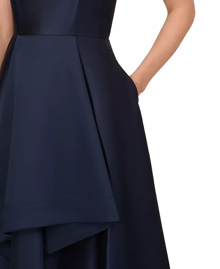 Alfani Adrianna Papell Women's High-Low Mikado Sleeveless Gown Women's Fashion Shoes & Accessories