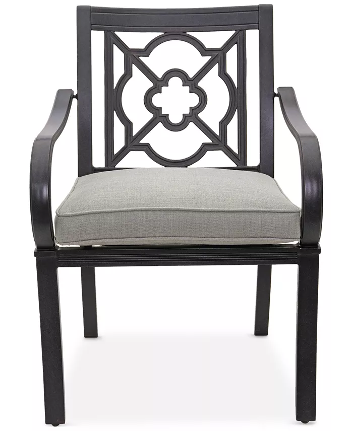 Alfani Agio St Croix Outdoor 7-pc Dining Set (68x38" Table + 6 Dining Chairs) Created For Macy's Furniture