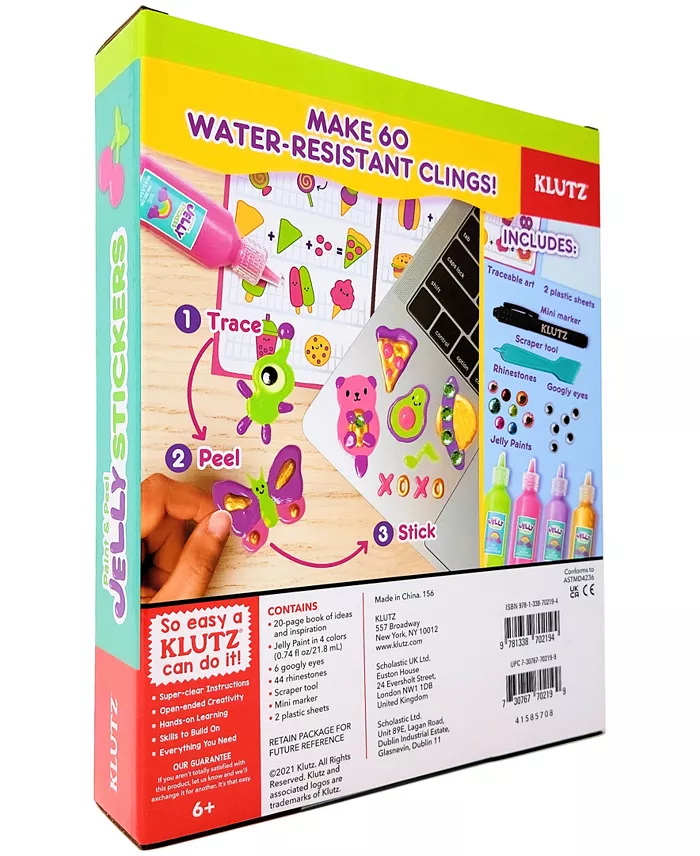 Alfani Klutz Paint Peel Jelly Stickers All Toys