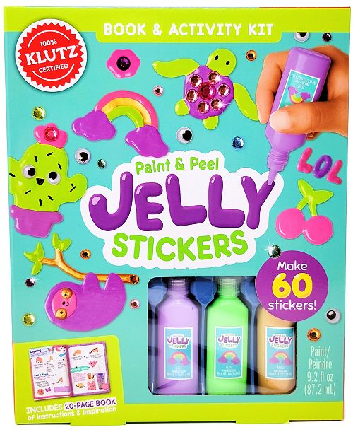 alfani Klutz Paint Peel Jelly Stickers All Toys
