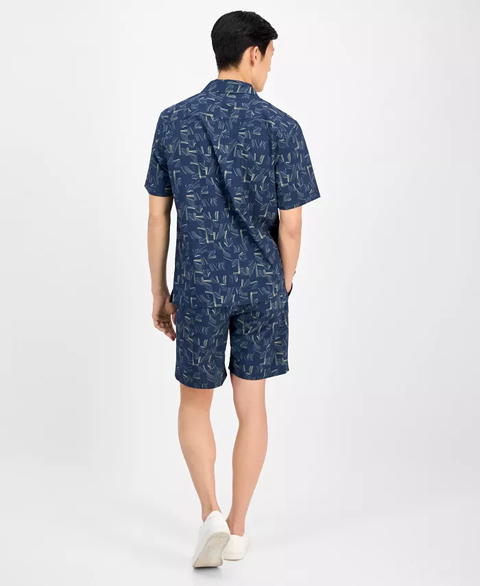 Alfani Alfani Men's Abstract Breeze Shirt & Shorts Exclusively At Macy's Men's Fashion & Accessories