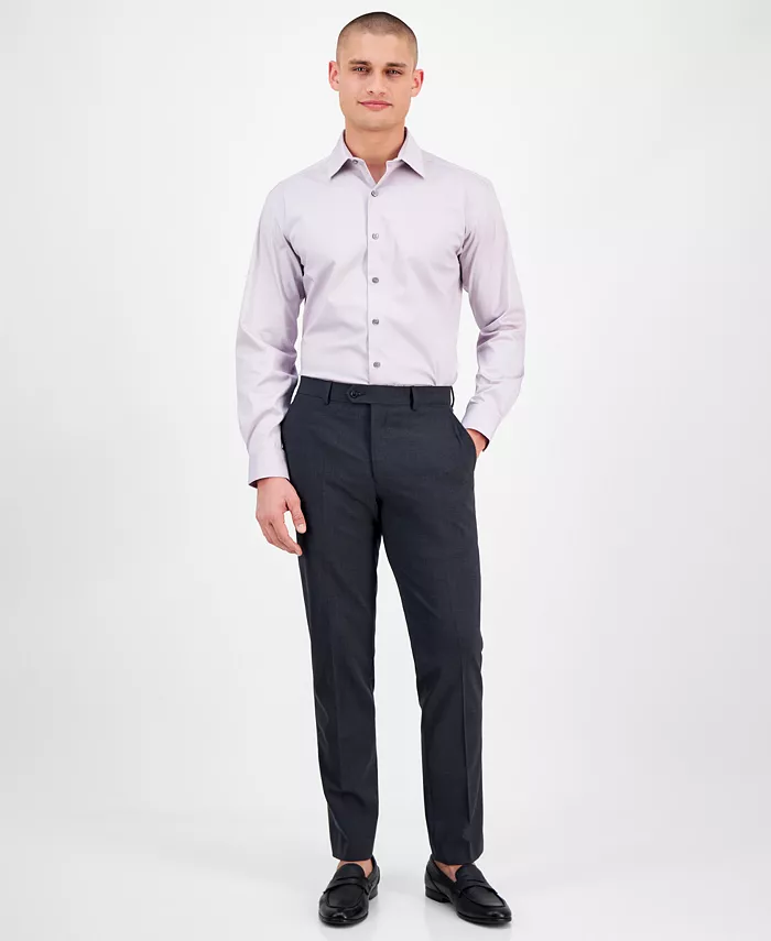 Alfani Alfani Men's Regular-Fit Temperature Regulating Solid Dress Shirt Created For Macy's Men's Fashion & Accessories