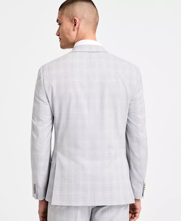 Alfani Alfani Men's Slim-Fit Plaid Suit Jacket Created For Macy's Men's Fashion & Accessories