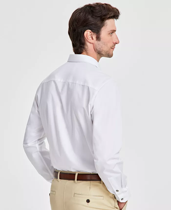 Alfani Alfani Men's Slim-Fit Solid Dress Shirt Created For Macy's Men's Fashion & Accessories