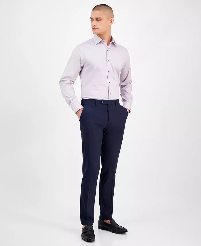 Alfani Alfani Men's Slim-Fit Temperature Regulating Dress Shirt Created For Macy's Men's Fashion & Accessories