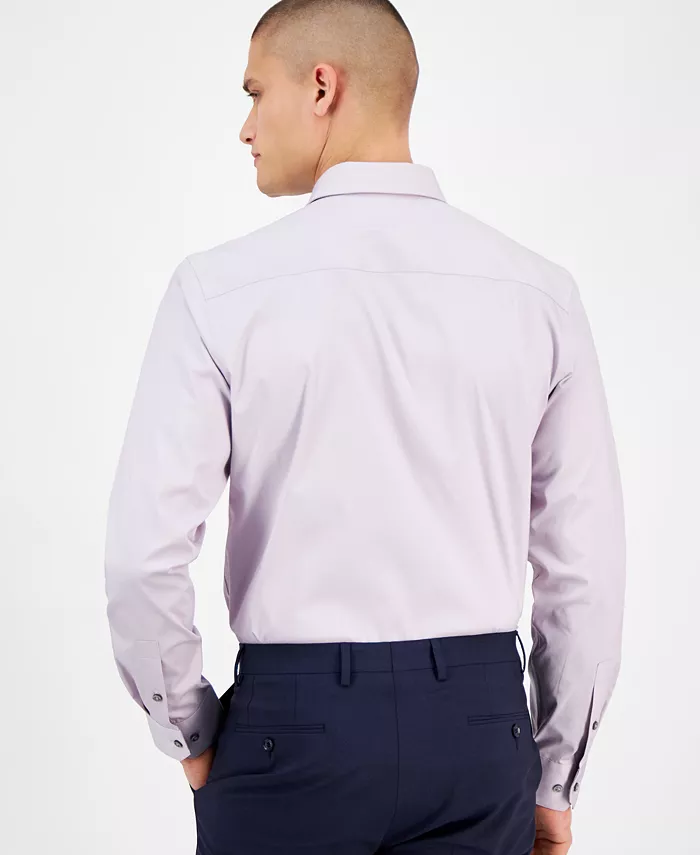 Alfani Alfani Men's Slim-Fit Temperature Regulating Dress Shirt Created For Macy's Men's Fashion & Accessories
