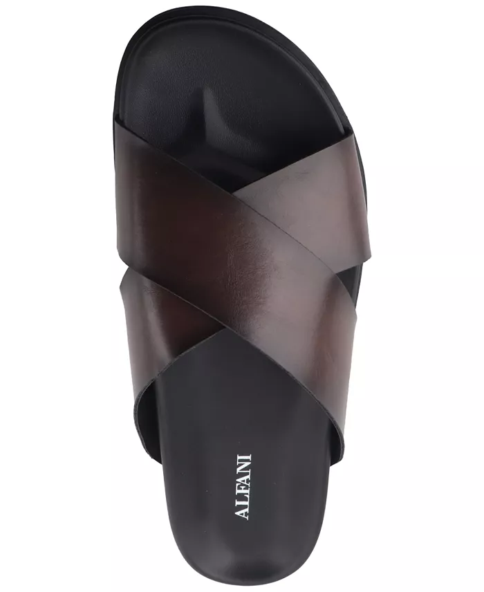 Alfani Alfani Men's Wallace Banded Sandals Exclusively At Macy's Men's Shoes