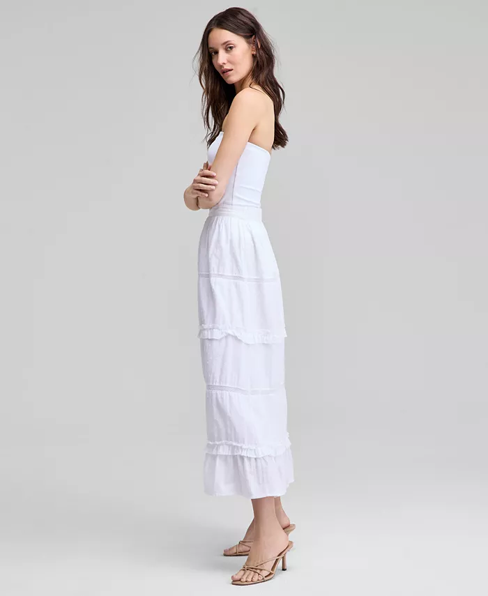 Alfani And Now This Petite Lace Eyelet Maxi Skirt Exclusively At Macy's Women's Fashion Shoes & Accessories