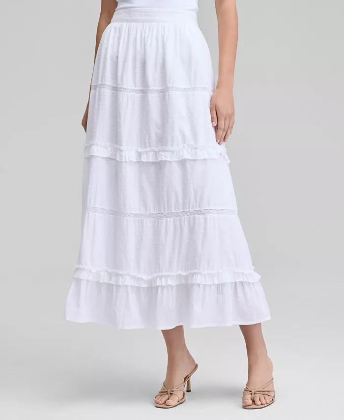 Alfani And Now This Petite Lace Eyelet Maxi Skirt Exclusively At Macy's Women's Fashion Shoes & Accessories