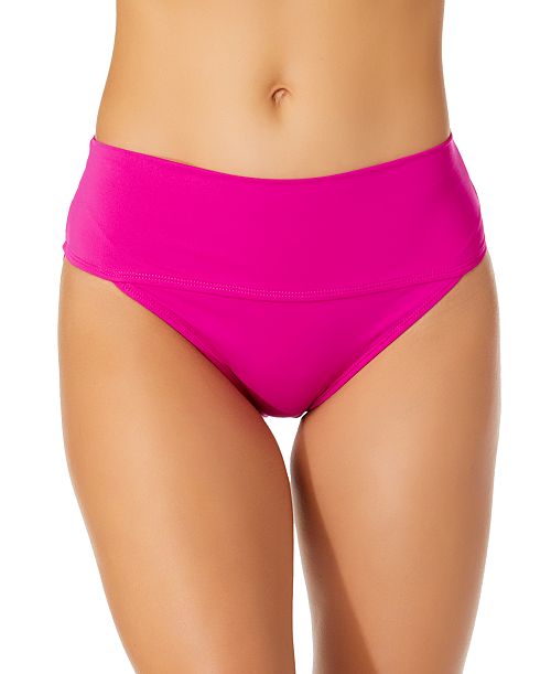 alfani Anne Cole Women's High-Waist Soft-Band Bikini Bottom Women's Fashion Shoes & Accessories