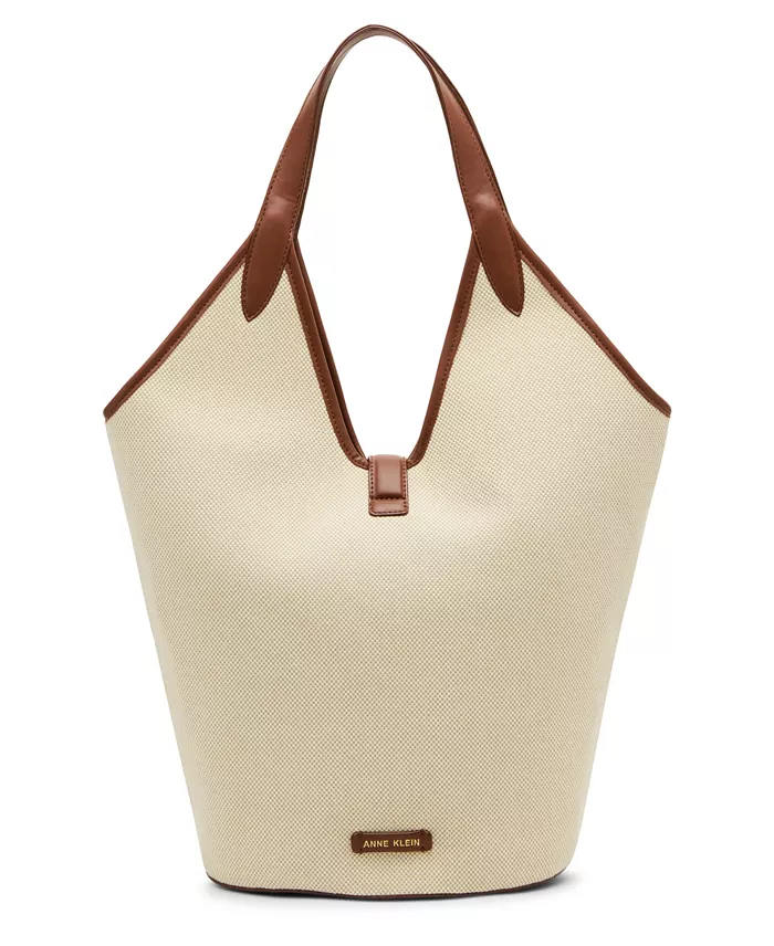 Alfani Anne Klein Color-Block Angular Large Hobo Bag Handbags Purses & Accessories