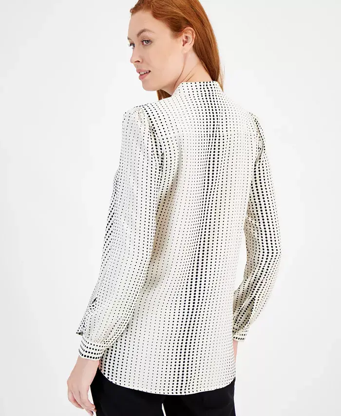 Alfani Anne Klein Dot-Print Tunic Women's Fashion Shoes & Accessories