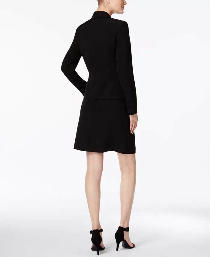 Alfani Anne Klein Petite Executive Collection Single-Button A-Line Skirt Suit Created For Macy's Women's Fashion Shoes & Accessories