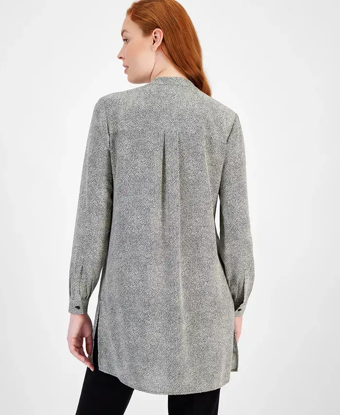 Alfani Anne Klein Printed Long-Length Tunic Women's Fashion Shoes & Accessories