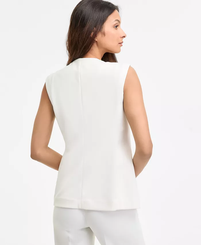 Alfani Anne Klein Women's Four-Button Vest Women's Fashion Shoes & Accessories