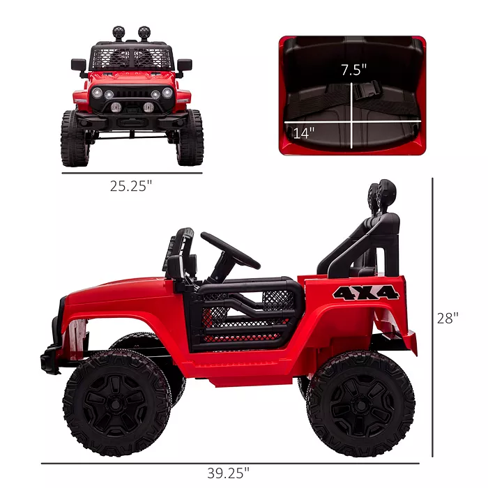 Alfani Aosom 12V Kids Ride On Car Truck Electric Battery Riding Toy W/Remote All Toys