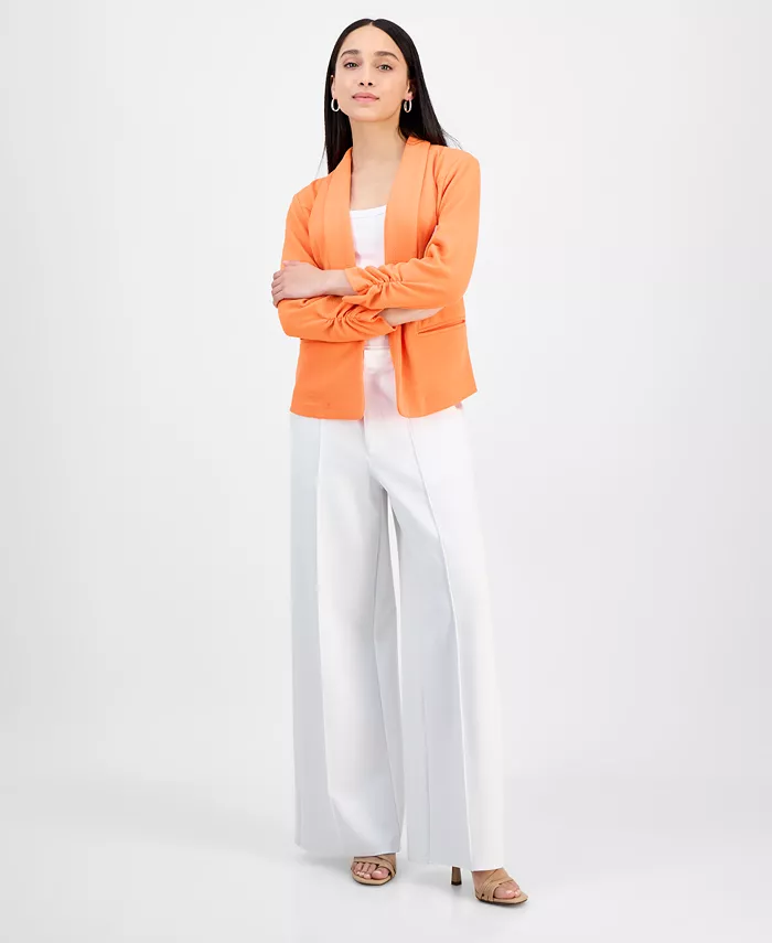 Alfani Bar III Petite 3/4-Sleeve Shawl-Collar Blazer Created For Macy's Petites