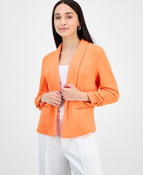 alfani Bar III Petite 3/4-Sleeve Shawl-Collar Blazer Created for Macy's Petites