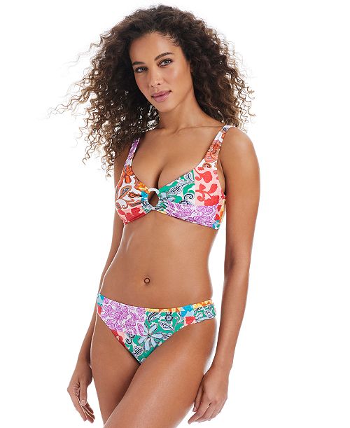 alfani Bar III Women's Beachside Boheme O-Ring Bikini Top & Side-Tab Hipster Bikini Bottoms Exclusively at Macy's Women's Fashion Shoes & Accessories
