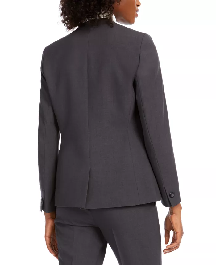 Alfani Bar III Women's Collarless Open-Front Blazer Created For Macy's Women's Fashion Shoes & Accessories