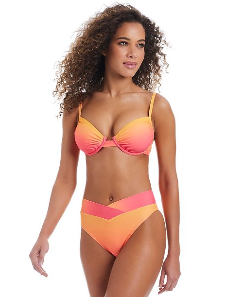 alfani Bar III Women's Day Club Ombré Bikini Top & V-Waist Bikini Bottoms Exclusively at Macy's Women's Fashion Shoes & Accessories