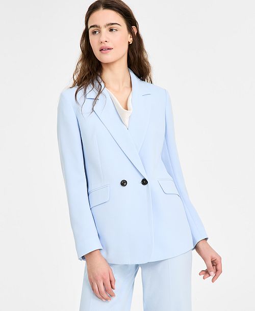 alfani Bar III Women's Double-Breasted Blazer Exclusively at Macy's Women's Fashion Shoes & Accessories
