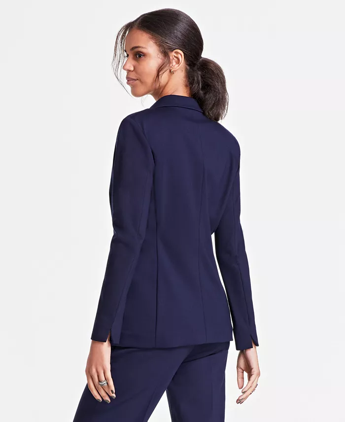 Alfani Bar III Women's Notch-Collar Single Button Blazer Created For Macy's Women's Fashion Shoes & Accessories